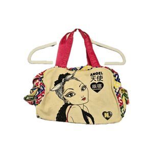 Y2K Harajuku Lovers Gwen Stefani Fatal Attraction To Cuteness Purse Bag Canvas